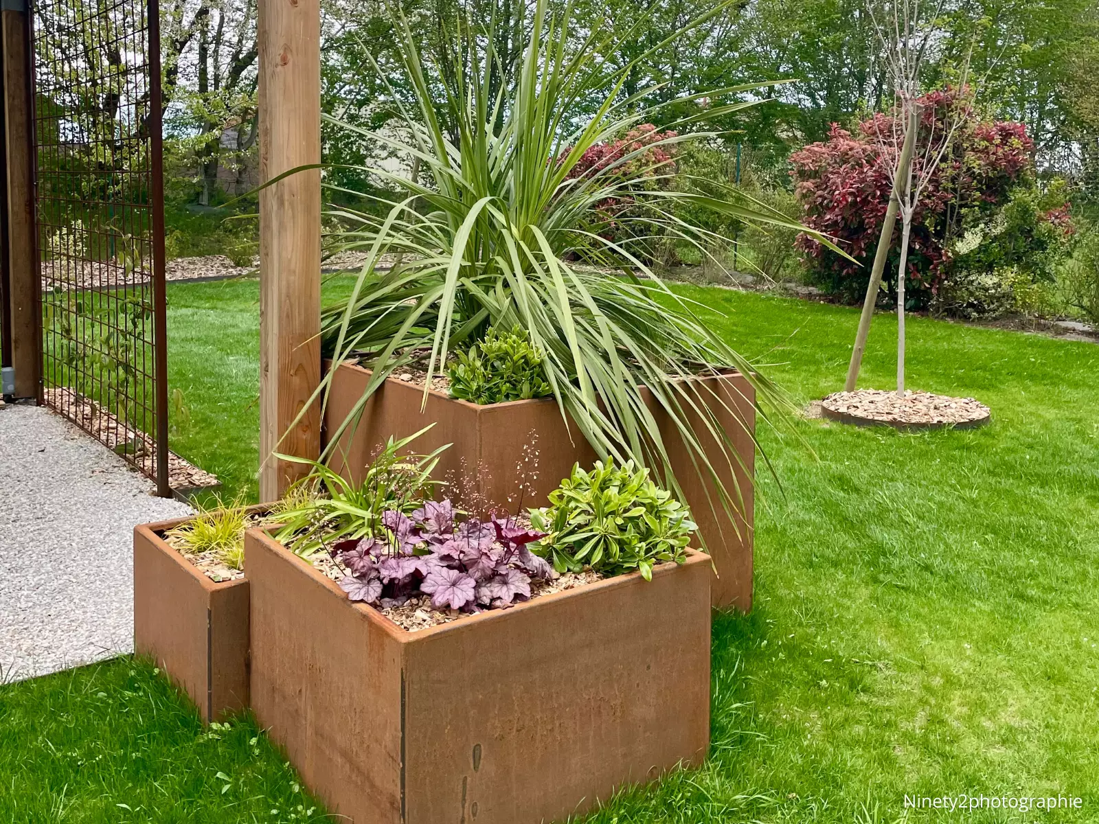 Coin détente dans le jardin